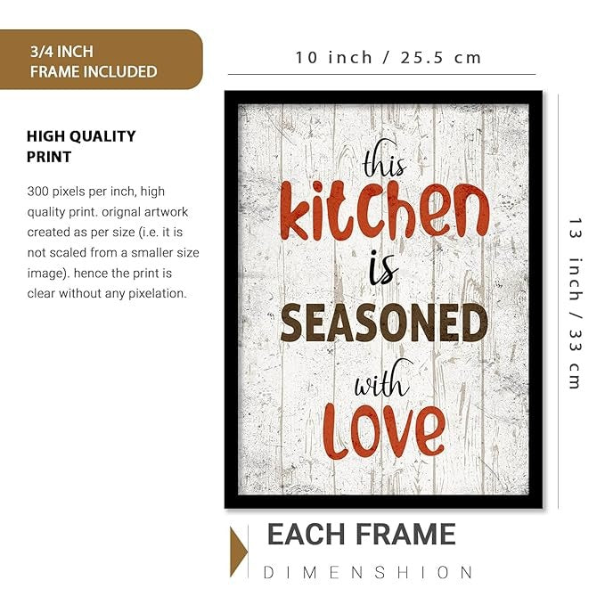 Kotart Restaurant Quotes Framed Posters for Kitchen  Kitchen 9