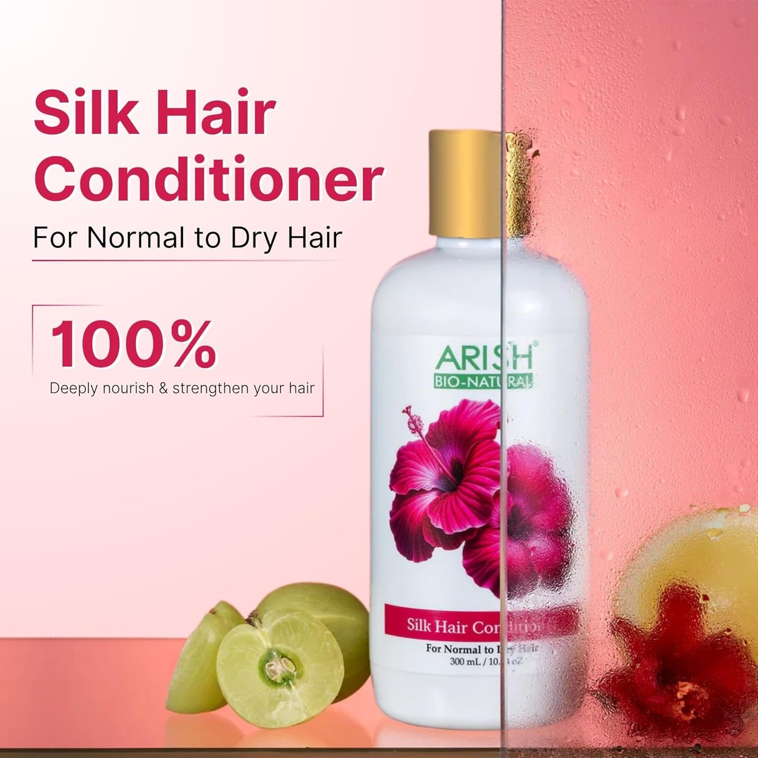 Arish Bio-natural Silk Hair Conditioner - 300 Ml