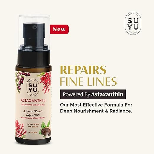 Suyu Astaxanthin + Tulsi Face Cream for Glowing Skin - 50 ml