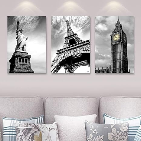 Rangoli MDF 3 Pcs Wall Poster 12x18 Inch Decorative Wall P-2 Design-8