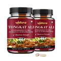 Wellona Tongkat Ali Longjack Root Extract Herbal Supplement For Men - 60 caps Each (Pack of 2)