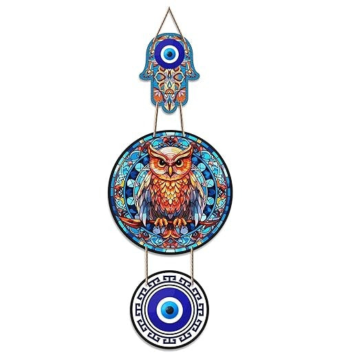 Wood Owl Wall Hanging For Home Decor