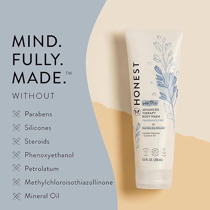 The Honest Company Soothing Therapy Body Wash - 236 ml