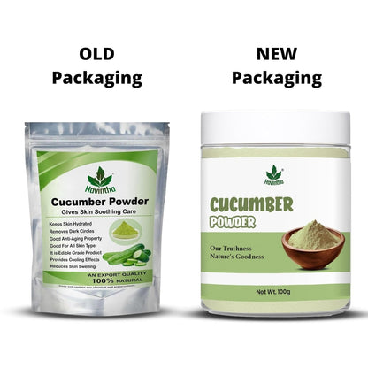 Havintha Natural Cucumber Powder for Skin Care, Health Care - 100gms