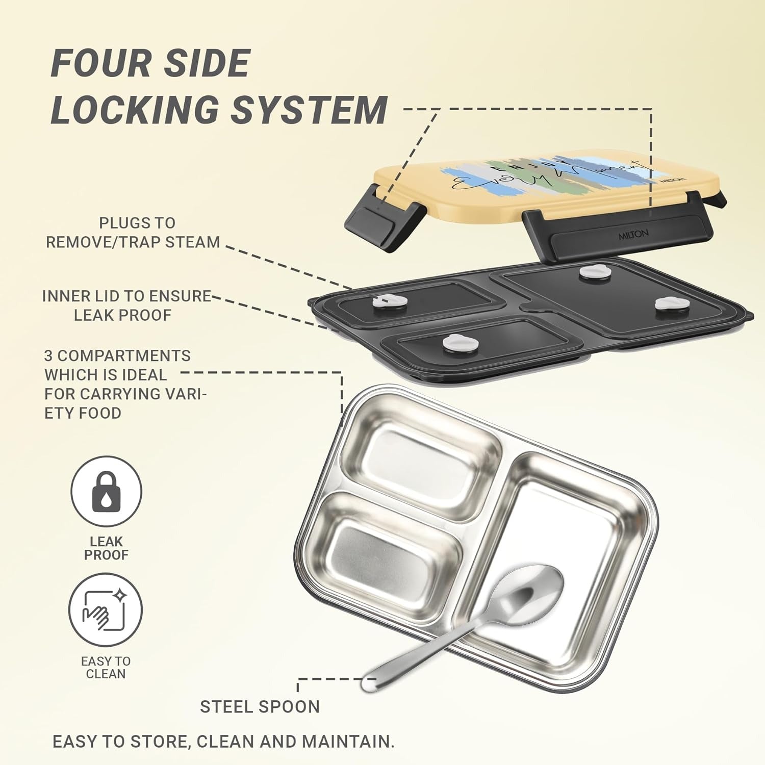 Milton Meal Safe 3 Lunchbox