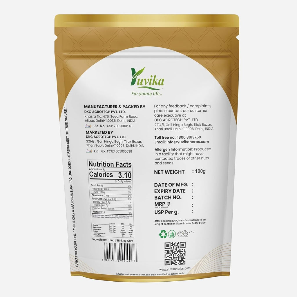 Yuvika Hing - Heeng - Ferula Asafoetida - Stinking Gum