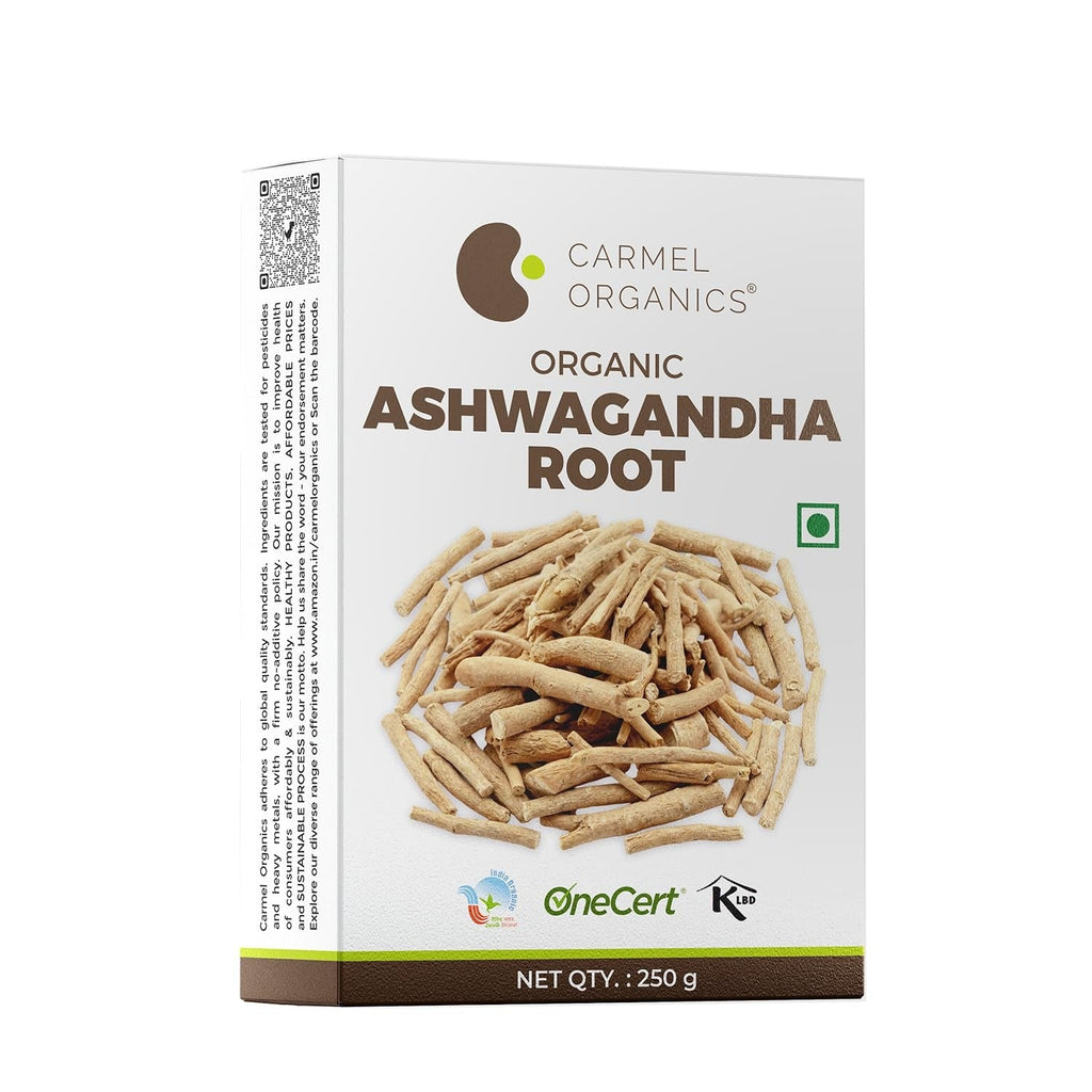 Carmel Organics Ashwagandha Root Whole - 250 gms