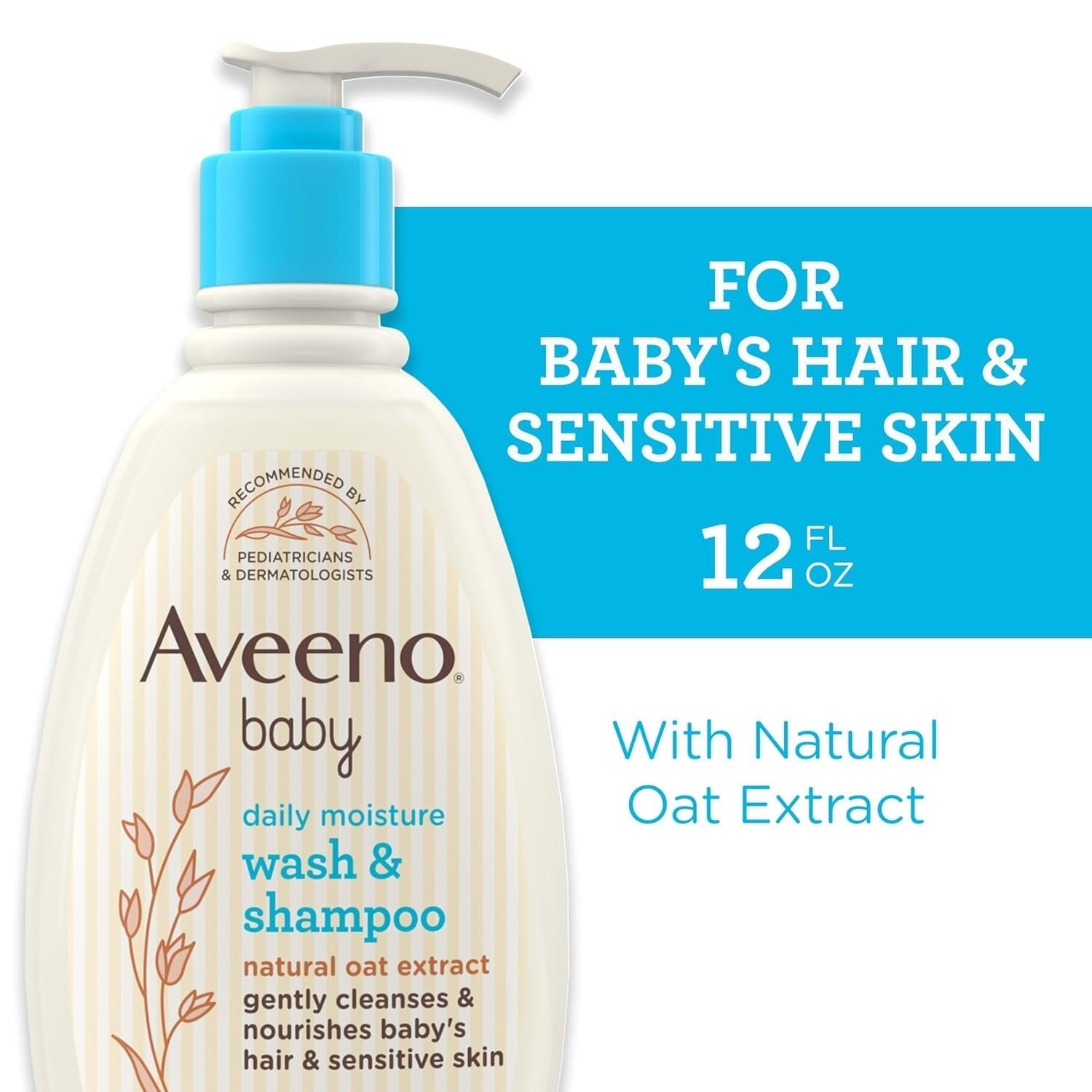 Aveeno Baby Wash and Shampoo Lightly Scented - 354 ml