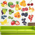 StickMe Colourful Furits Baby Kids Learning Education Wall Sticker -SM408