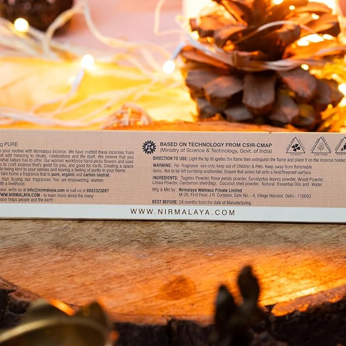 Nirmalaya Patchouli Incense Sticks - 40 gms