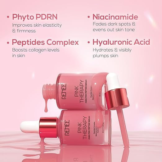 Renee Pink Therapy PDRN Pink Peptide Face Serum - 30 ml