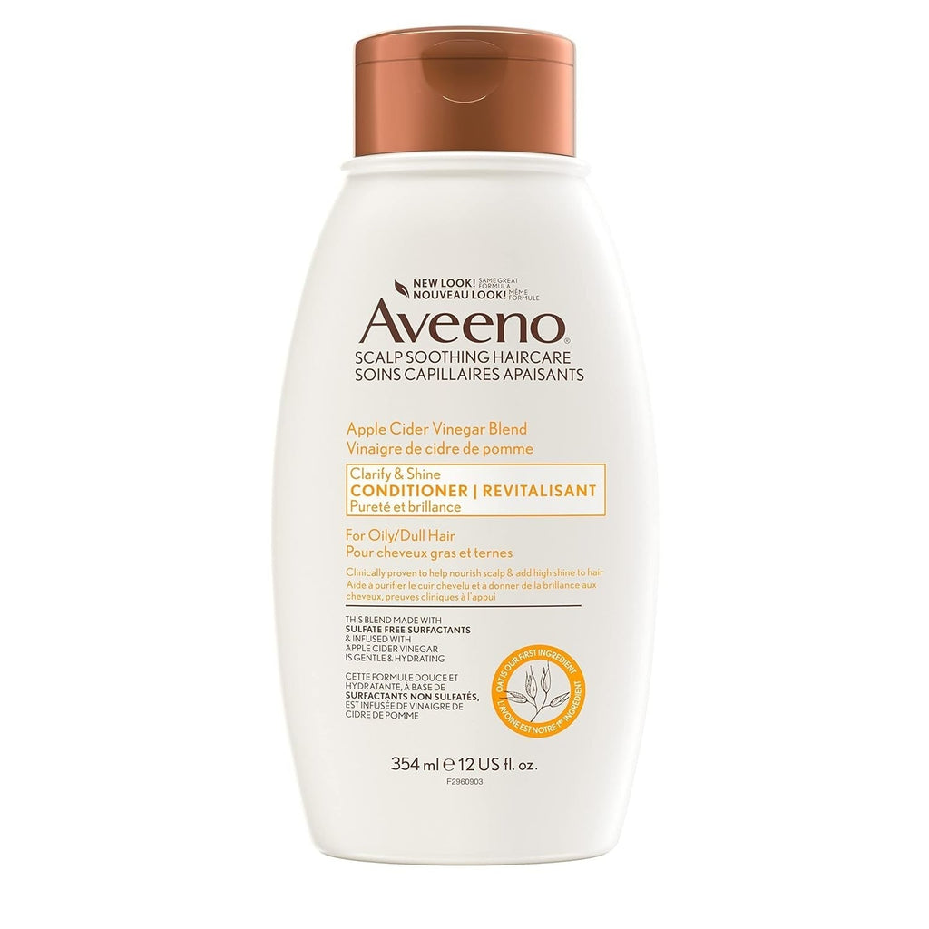 Aveeno Apple Cider Vinegar Blend Clarify & Shine Conditioner - 354 ml