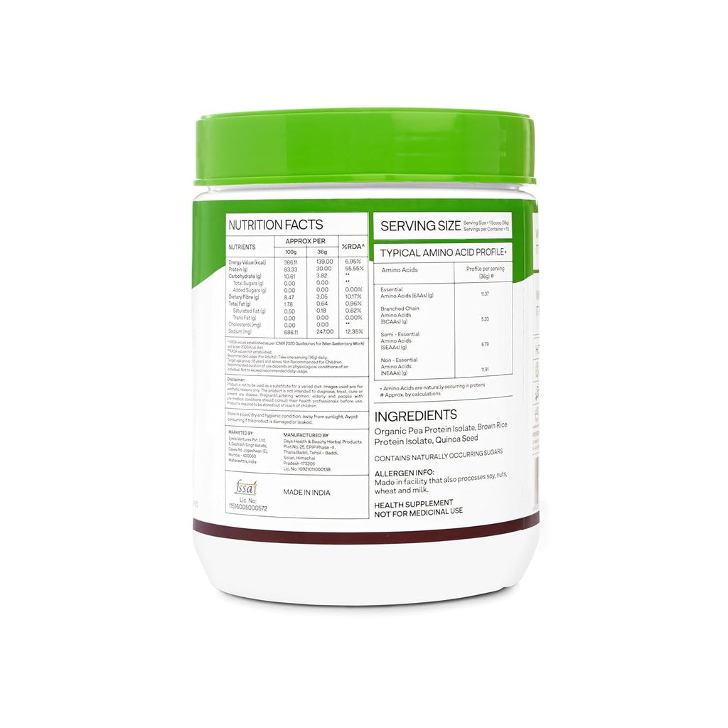 Oziva Organic Plant Protein for Everyday Fitness