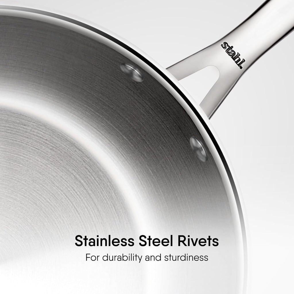 Stahl Artisan Fry Pan 20cm Triply Stainless Steel