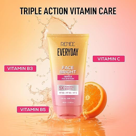 Renee Everyday Face Bright Gentle Face Wash - 100 ml