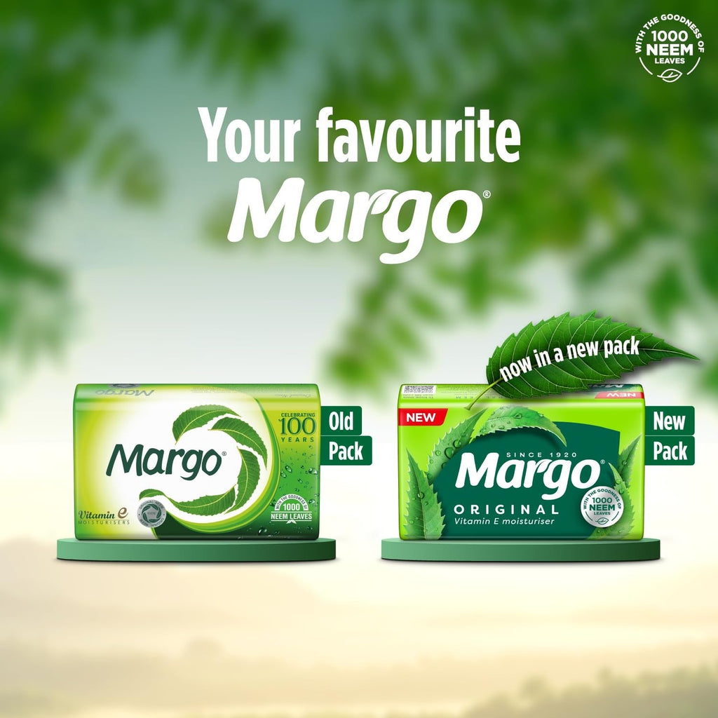 Margo Original Neem Soap - 100 gms (Pack of 5)
