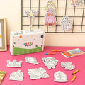 Nesta Toys Diy Fairy Tale Magnets  Mess-Free Art & Craft Activity for Girls Art Kits & Supplies DIY Creative Activity Gifts for Kids Ages 6, 7, 8, 9, 10, 11, 12 Years
