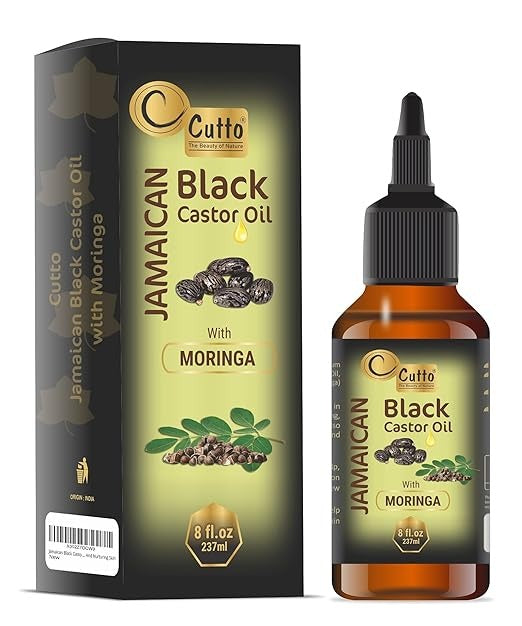 Cutto Jamaican Black Castor Oil with Moringa Oil - 237 ml