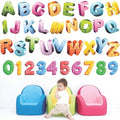 StickMe Colourful Glittering Alphabets Kids Learning Education Wall Sticker -SM472