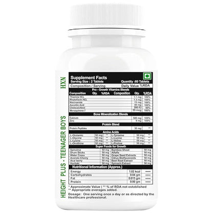 HXN Growth Support - 60 Tablets