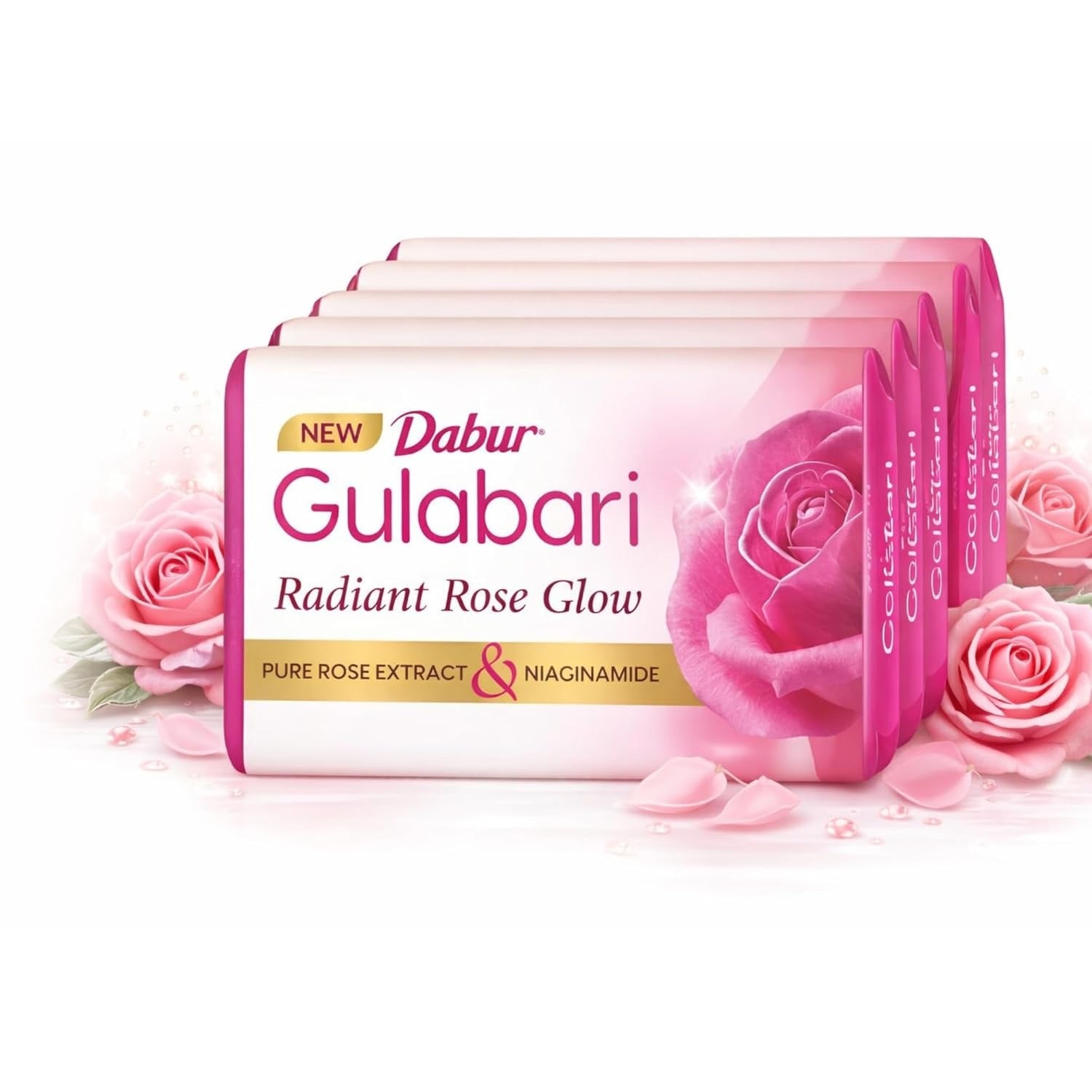Dabur Gulabari Pure Rose Soap - 150 gms