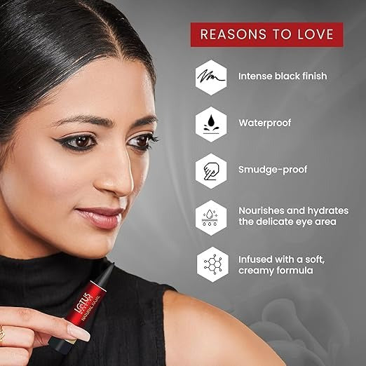 Lotus Make-Up Natural Kajal Black NK04 - 4 gms
