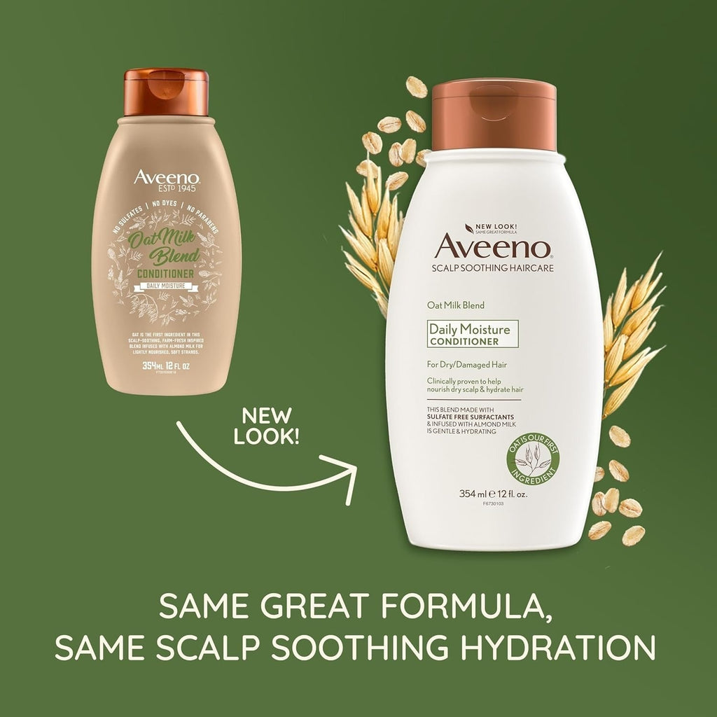 Aveeno Scalp Soothing Oat Milk Blend Daily Moisture Conditioner - 354 ml