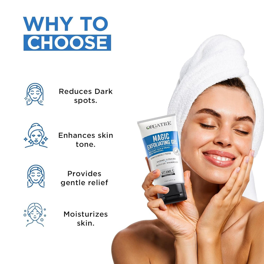 Orgatre Magic Exfoliating Gel (Tan & Dead Skin Removal)