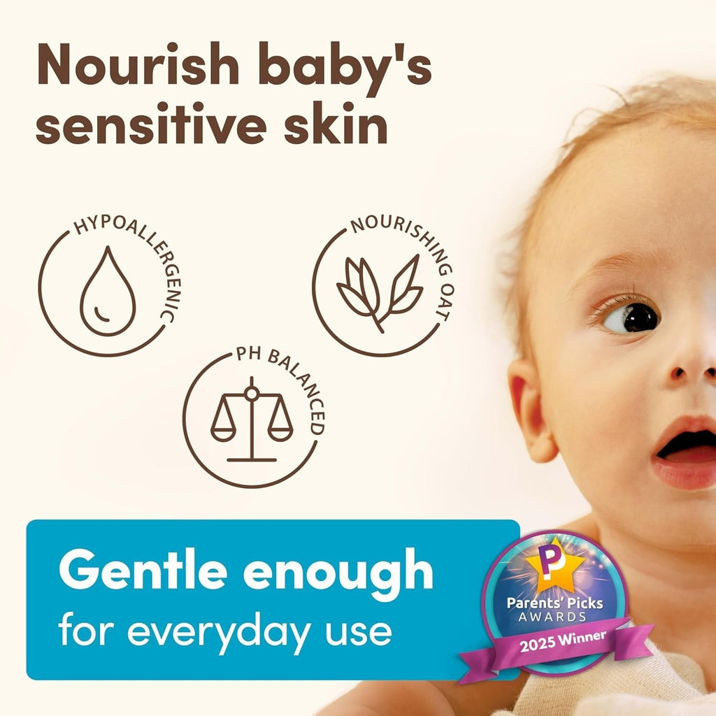 Aveeno Baby Daily Moisture Wash and Shampoo with Natural Oat Extract - 976 ml