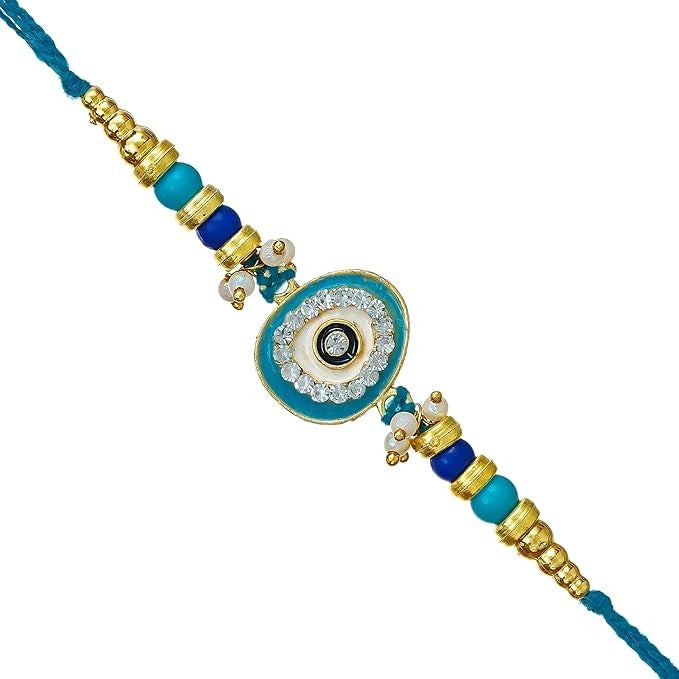Perpetual Handcrafted Design Evil Eye Rakhi