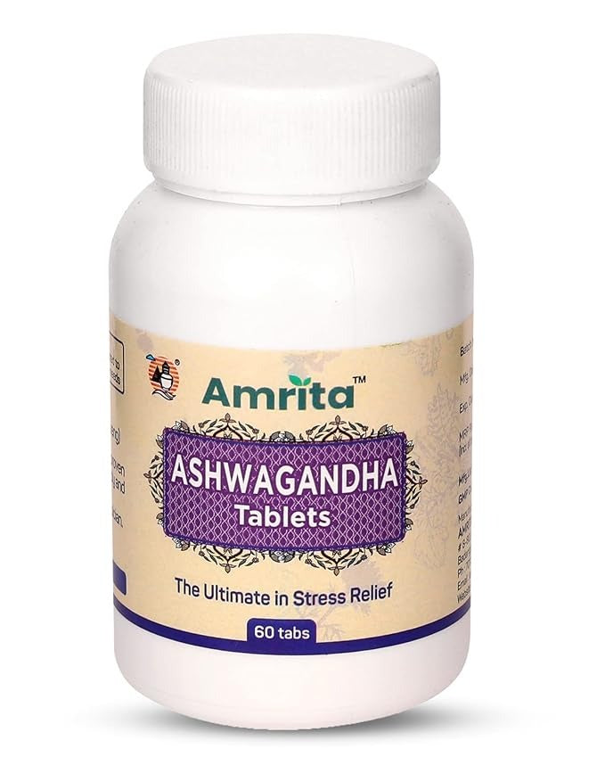 Amrita Ashwagandha Ghana Tablets - 60 tabs