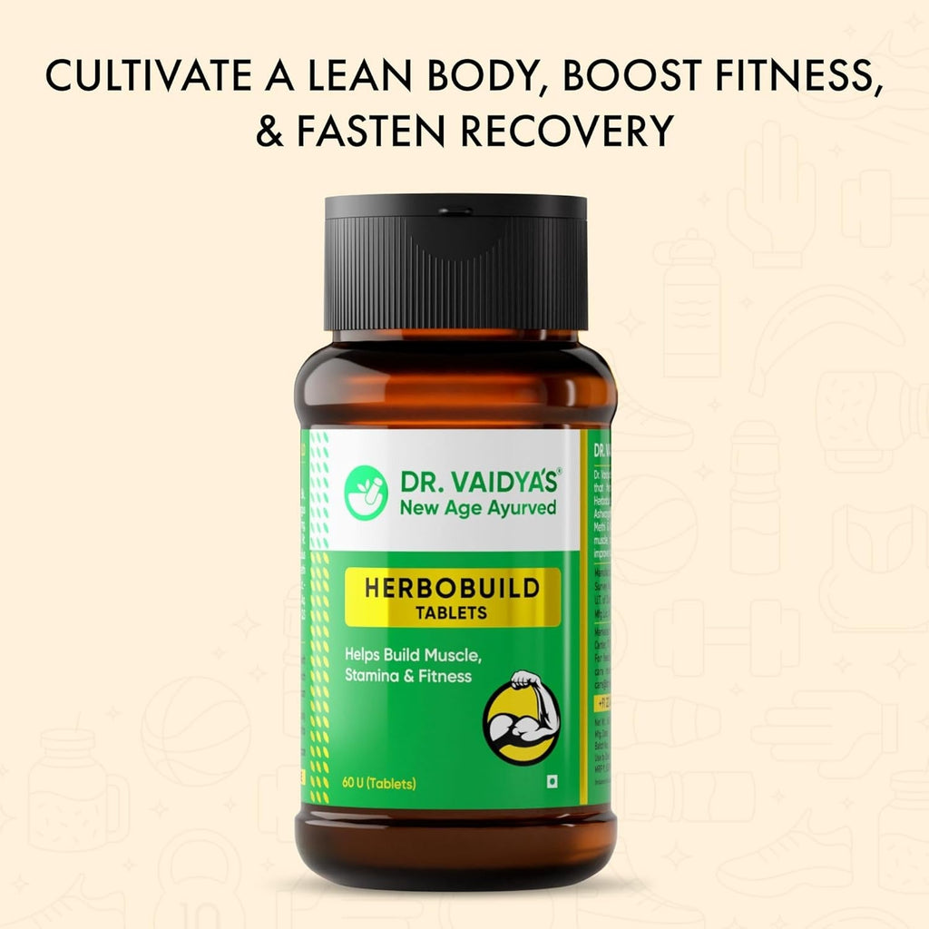 Dr. Vaidya's Herbobuild - 60 Capsules