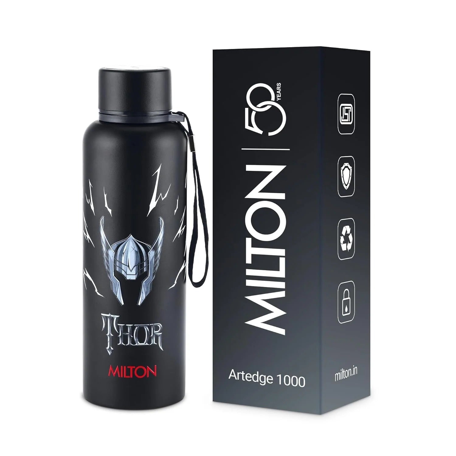 Milton Marvel Thor Artedge Water Bottle