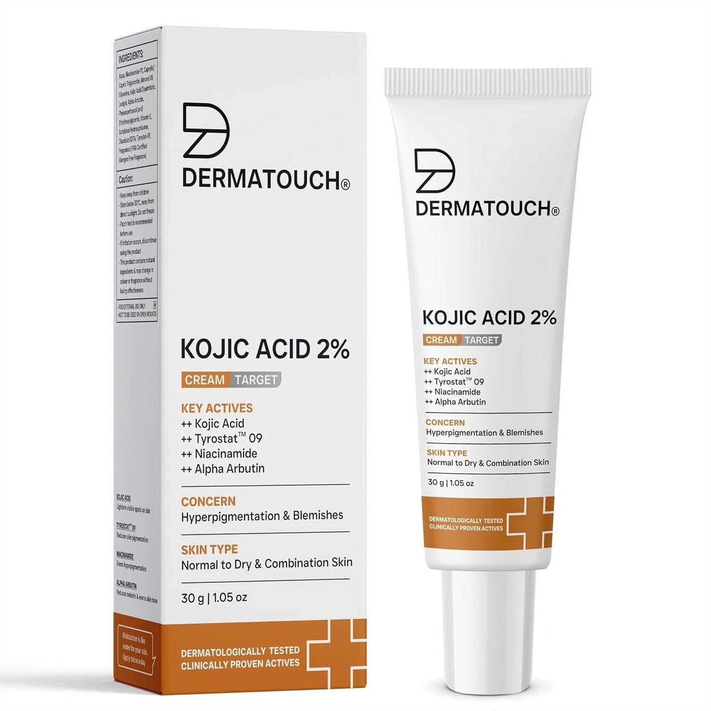 Dermatouch Kojic Acid 2% Cream - 30 gms