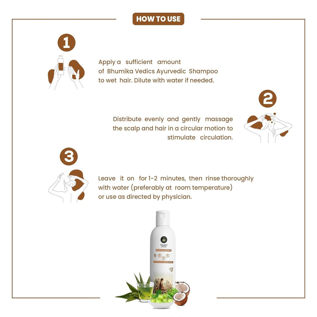Bhumika Vedics Ayurvedic Shampoo - 200 ml