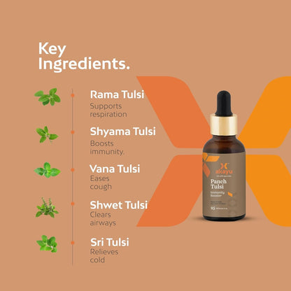 Ashpveda Panch Tulsi Oil - 25 ml