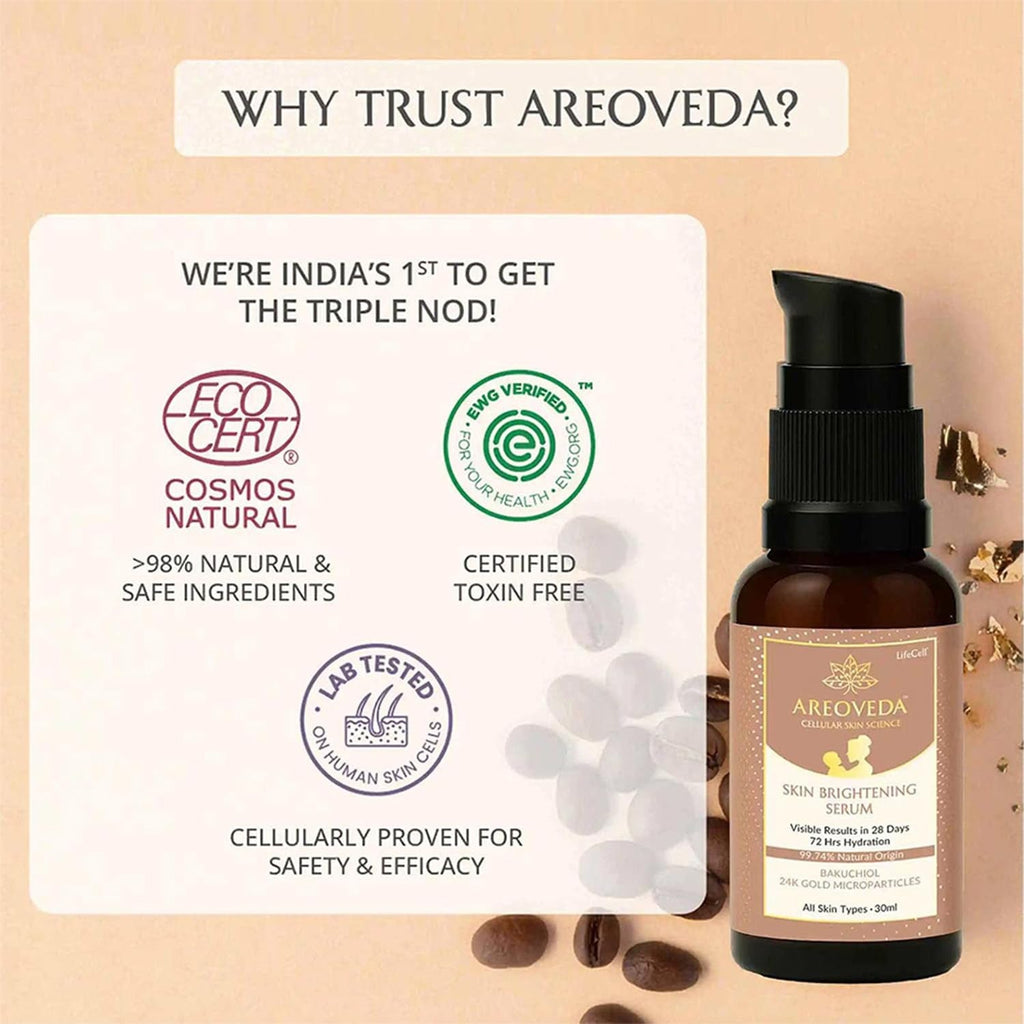 AreoVeda Skin Brightening Serum - 30 ml