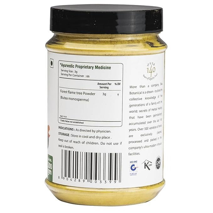 Bixa Botanical Palash Flower Powder  Butea Monosperma - 200 gms