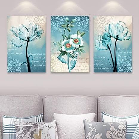Rangoli CD-1255 Wood Flower Painting Multicolour Abstract 12 x 18 Inch Design Code-1255