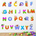 StickMe Alphabets Baby Kids Learning Education Wall Reusable Self-Adhesive Sticker -Sm077