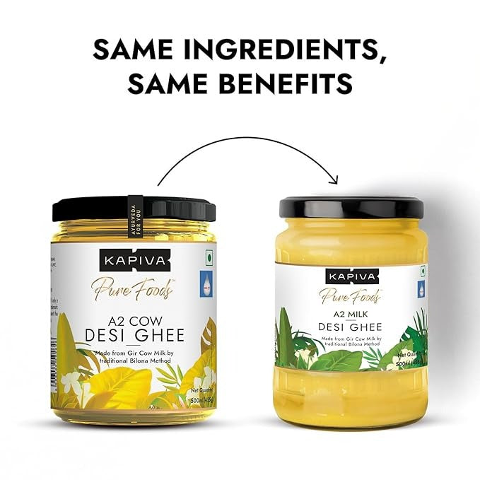 Kapiva Ayurveda A2 Desi Cow Ghee - 500 ml