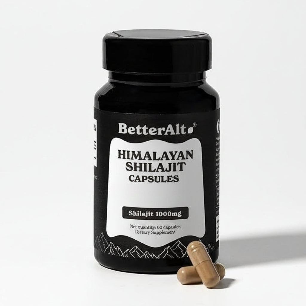 Better Alt Shilajit/Shilajeet Capsules - 60 Capsules