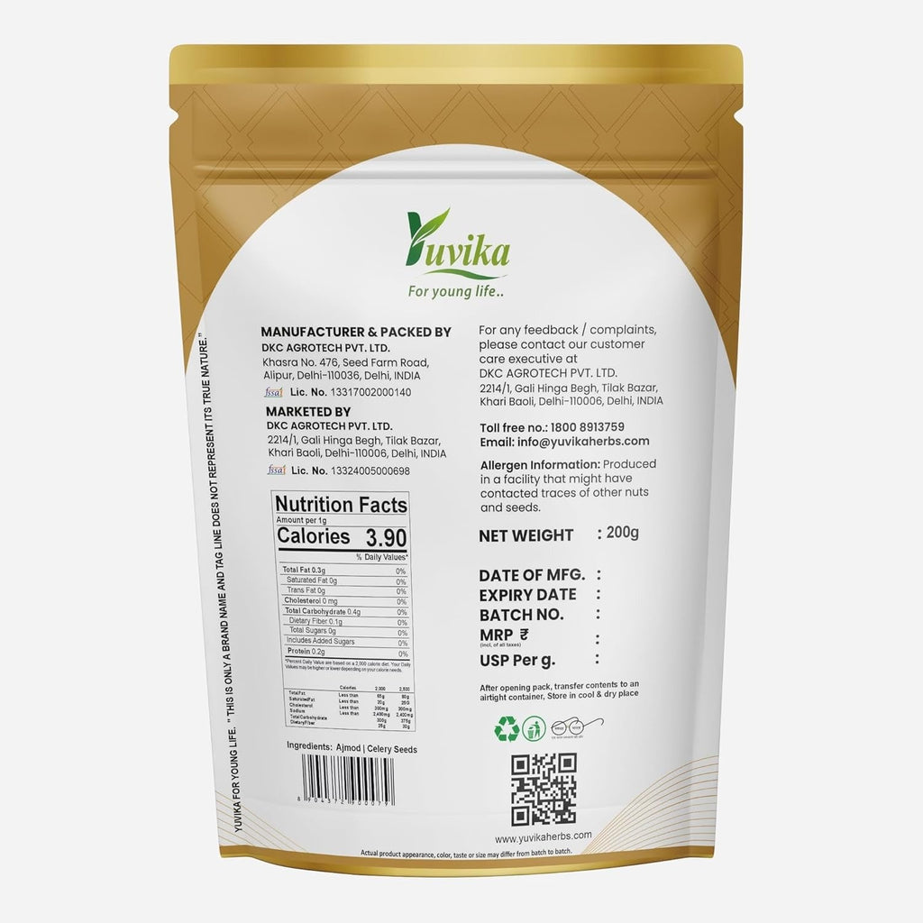 Yuvika Ajmod - Apium Graveolens - Celery Seeds