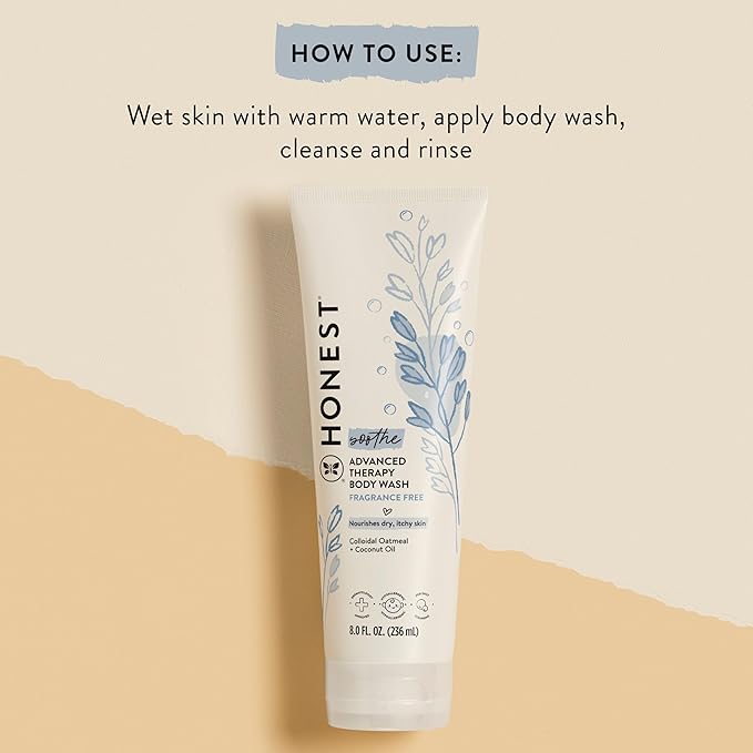 The Honest Company Soothing Therapy Body Wash - 236 ml