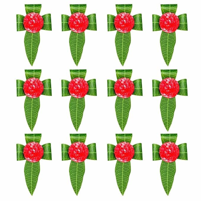 Stylish Mango Leaves and Flowers Decoration at Home Beautifully Crafted Artificial Flower