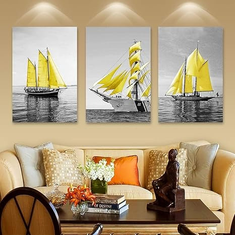 Rangoli MDF 3 Pcs Wall Poster 12x18 Inch Decorative Wall Art P-2 Design-20