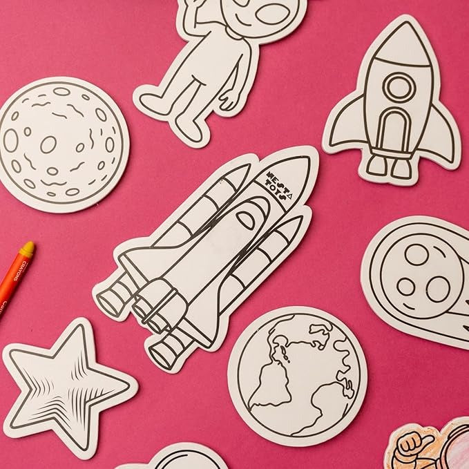 Nesta Toys Diy Space Magnets Art & Craft Activity for Girls & Boys Art Kits & Supplies DIY Creative Activity Gifts for Kids Ages 6, 7, 8, 9, 10, 11, 12 Years