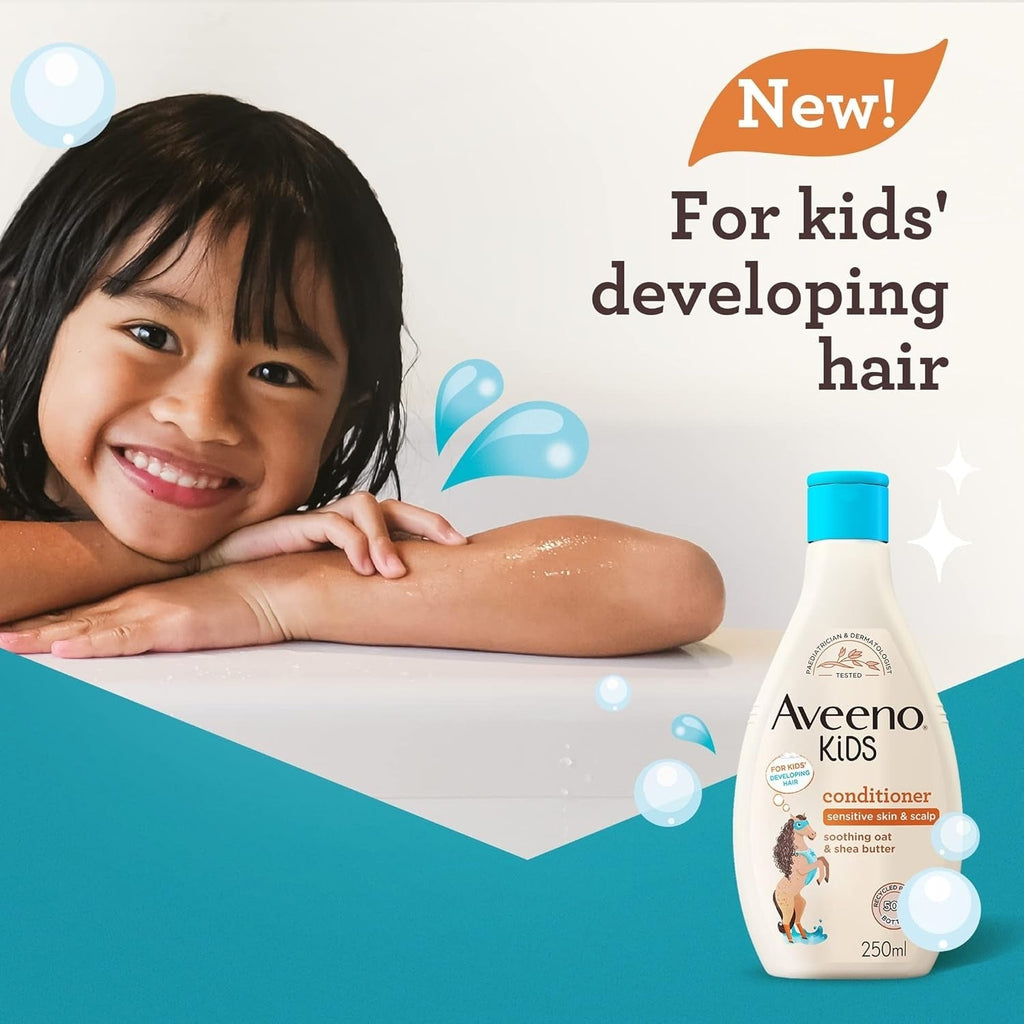 Aveeno Baby Kids Conditioner Soothing Oat And Shea Butter - 250 ml