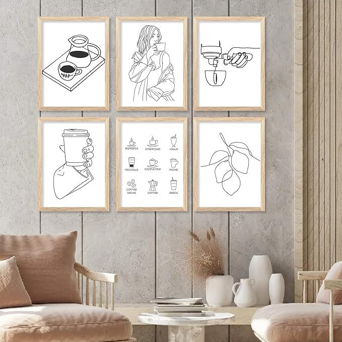 Kotart Restaurant Theme Digital Painting for Kitchen Restaurant Cafe Wall Decoration G