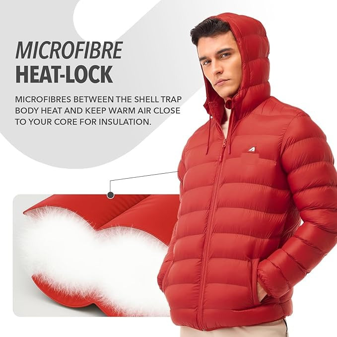 Boldfit Jacket For Men Winter Wear Nylon Winter Standard Length Jacket